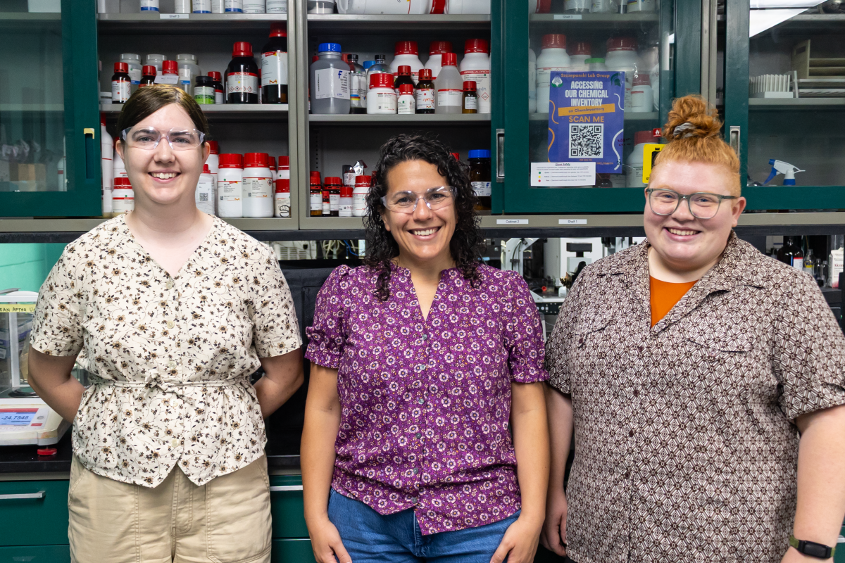 Researchers in the Szczepanski Research Lab.