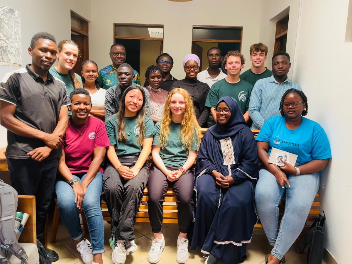 EWB MSU and the team from Ruaha Catholic University