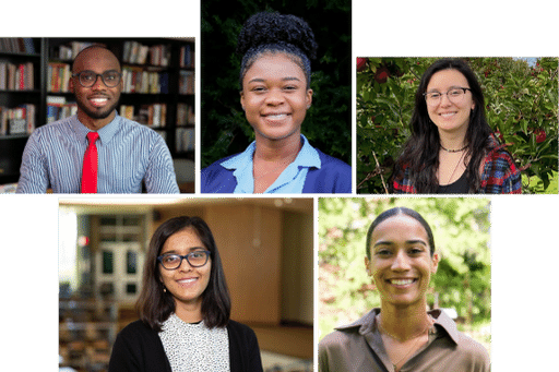 Collage of headshots of graduate students
