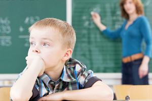 Kid in classroom
