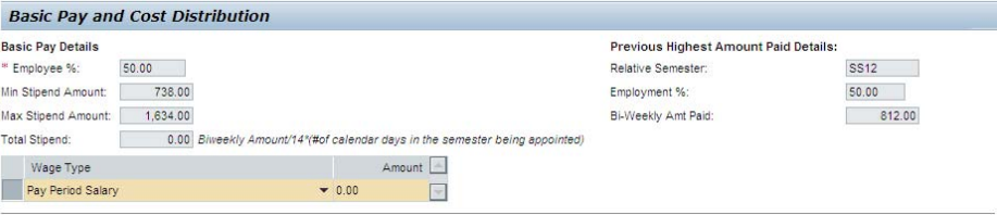 stipend information screenshot