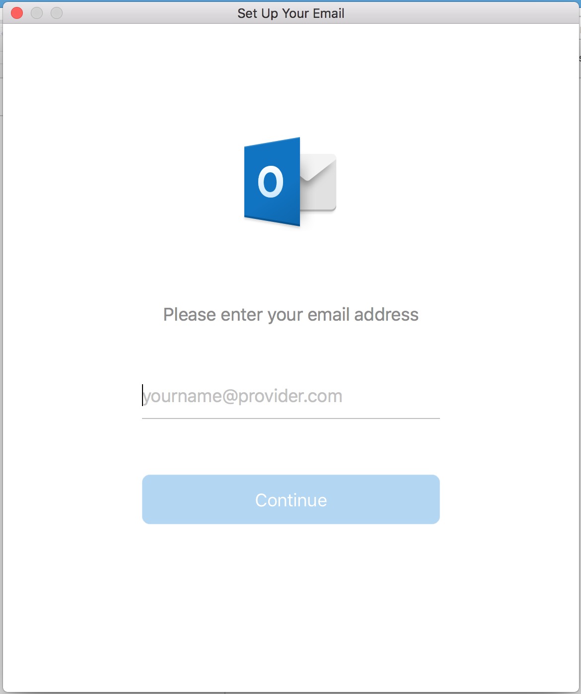 Add account screenshot