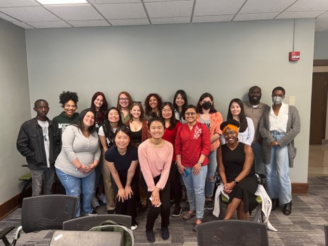 A group of HDFS graduate students.