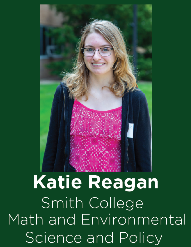 Portrait of Katie Reagan in front of greenery