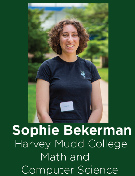 Portrait of Sophie Bekerman in front of greenery