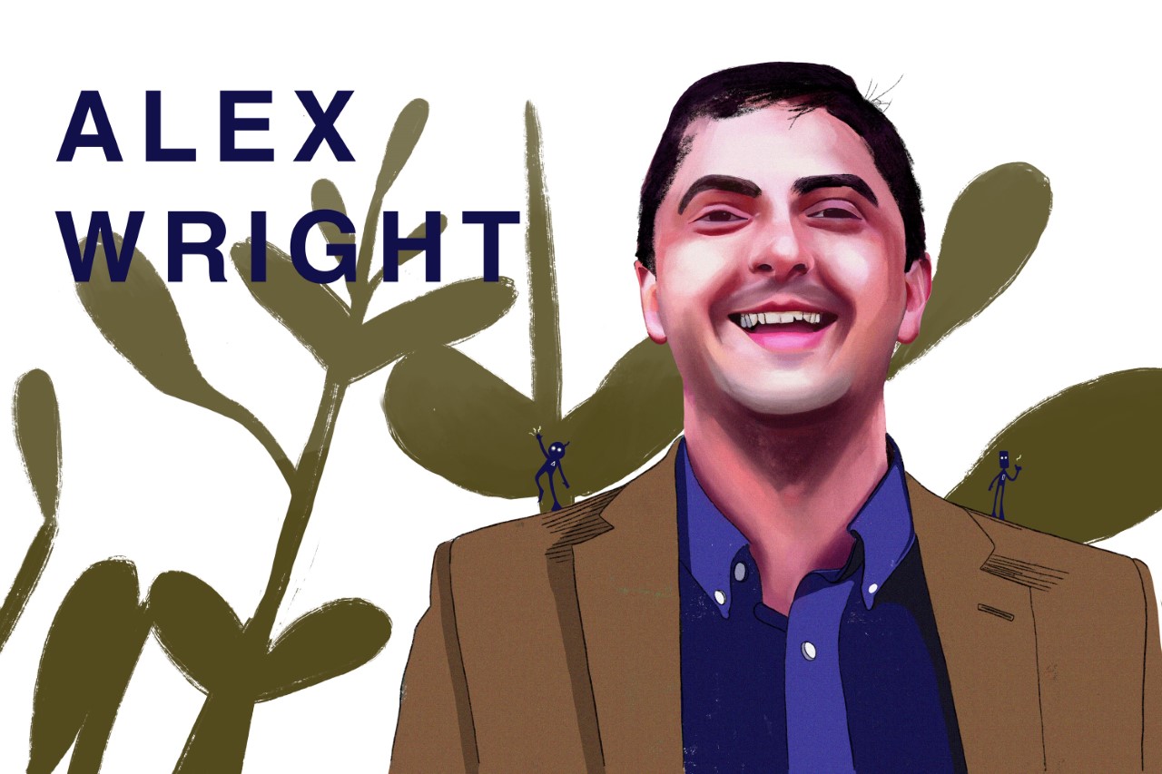 Alex Wright student research highlight portrait