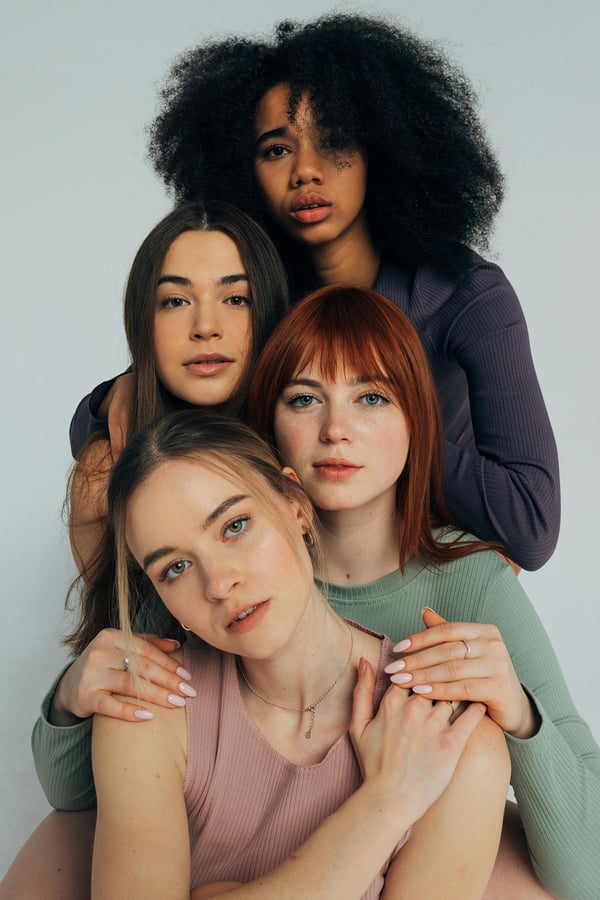 four young woman 
