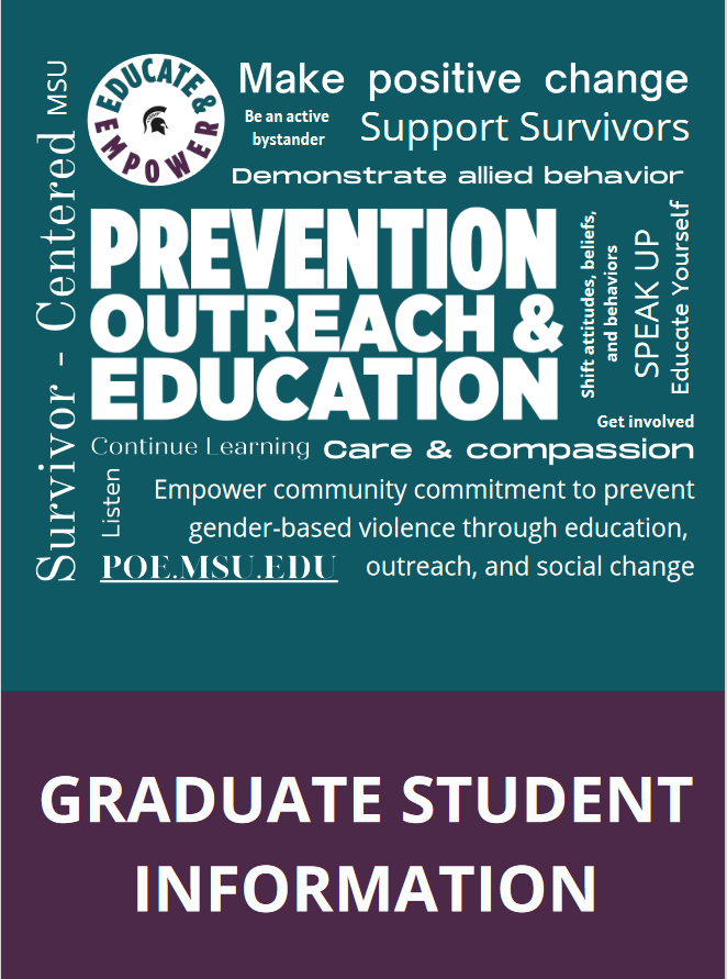 Graduate Student Brochure Cover