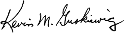 Kevin M. Guskiewicz signature