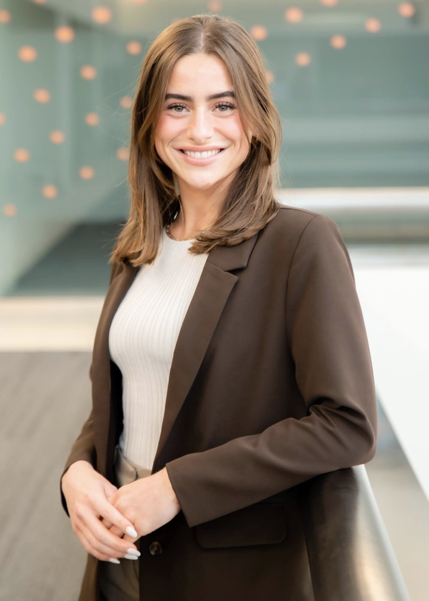 A professional photo of Ella O'Neill.