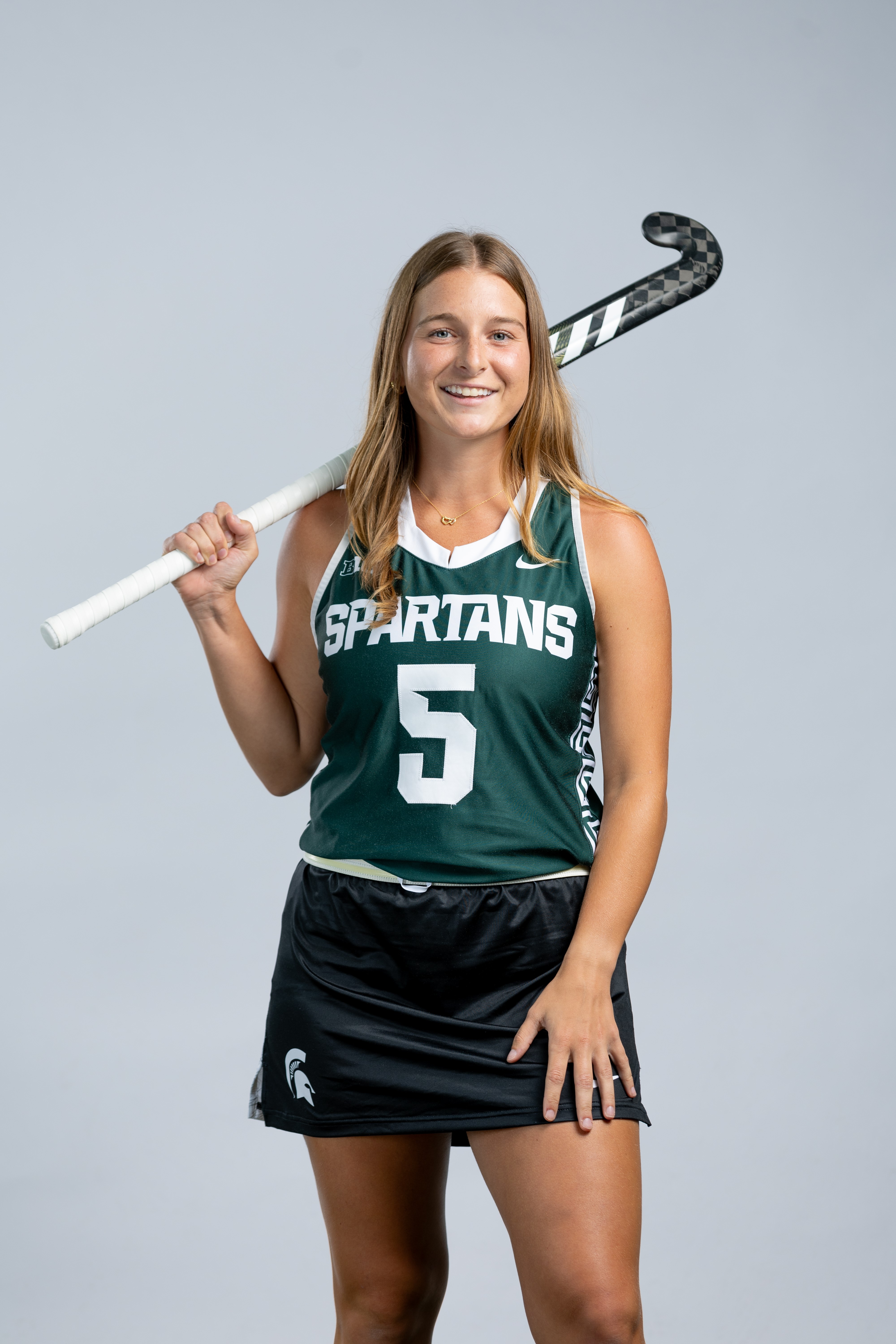 Ellie Wheatley in MSU field hockey uniform