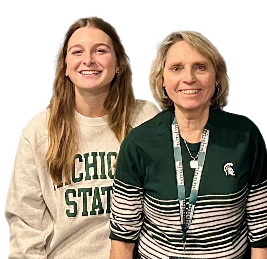 Joey Spano and Ellie Wheatley in Spartan gear