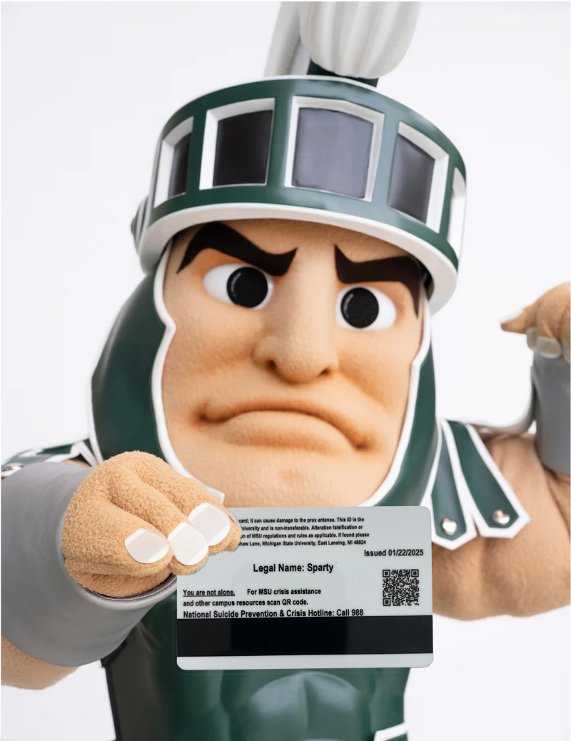 Sparty 988 Card