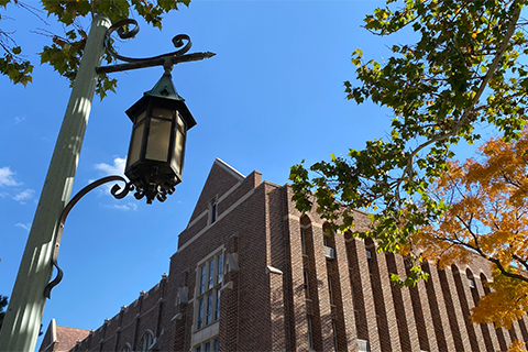 Lantern on MSU's campus