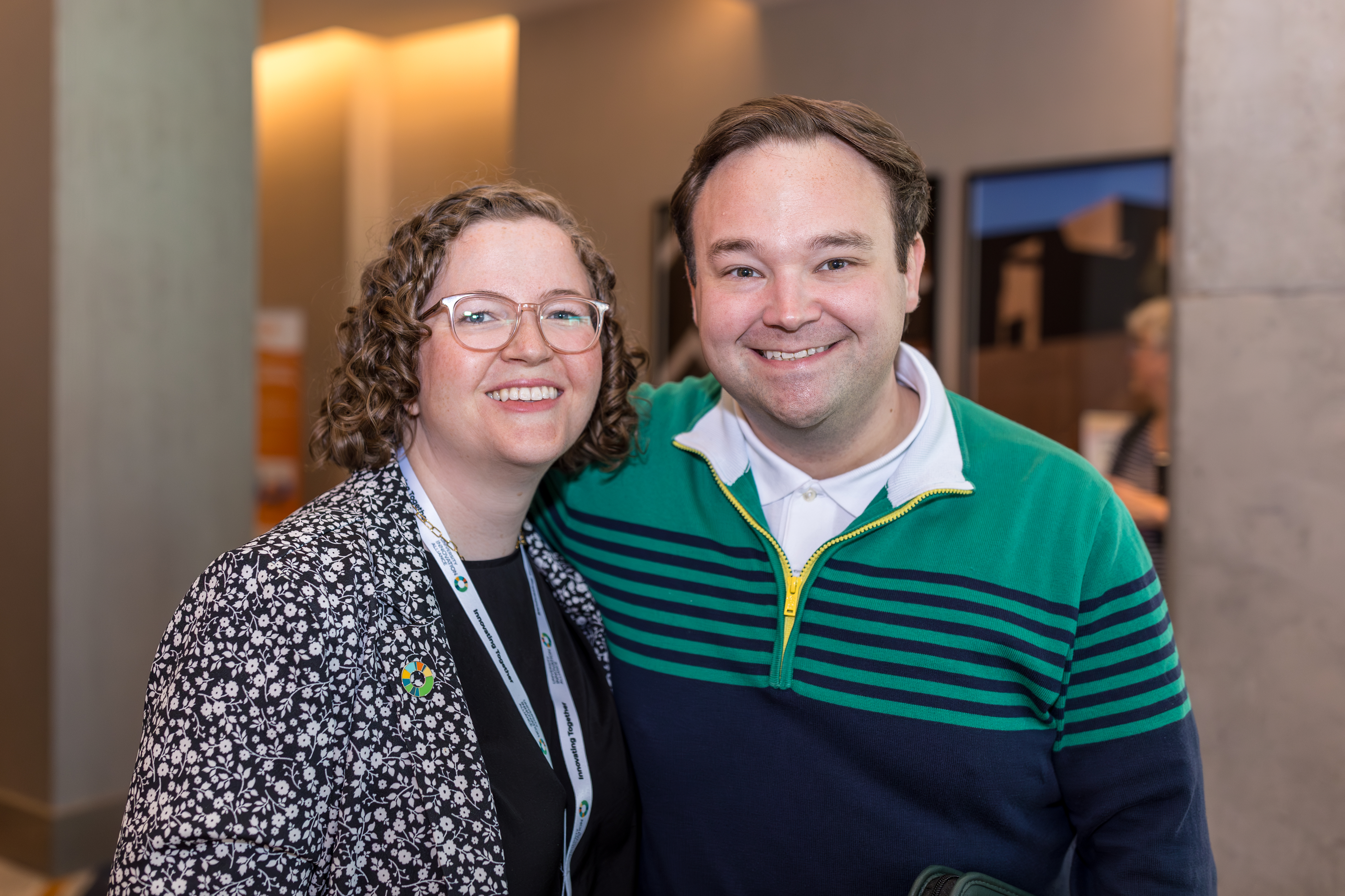 Justin St. Charles and Chelsea Noble, MSU alumni, past UIA Fellow and now part of the UIA Central Team