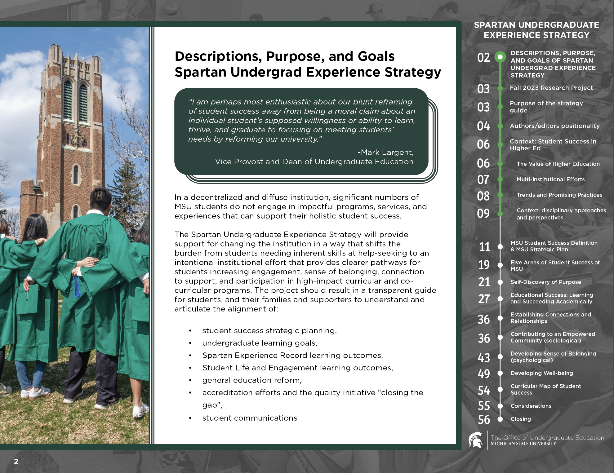 Screenshot of first content page of the strategy guide
