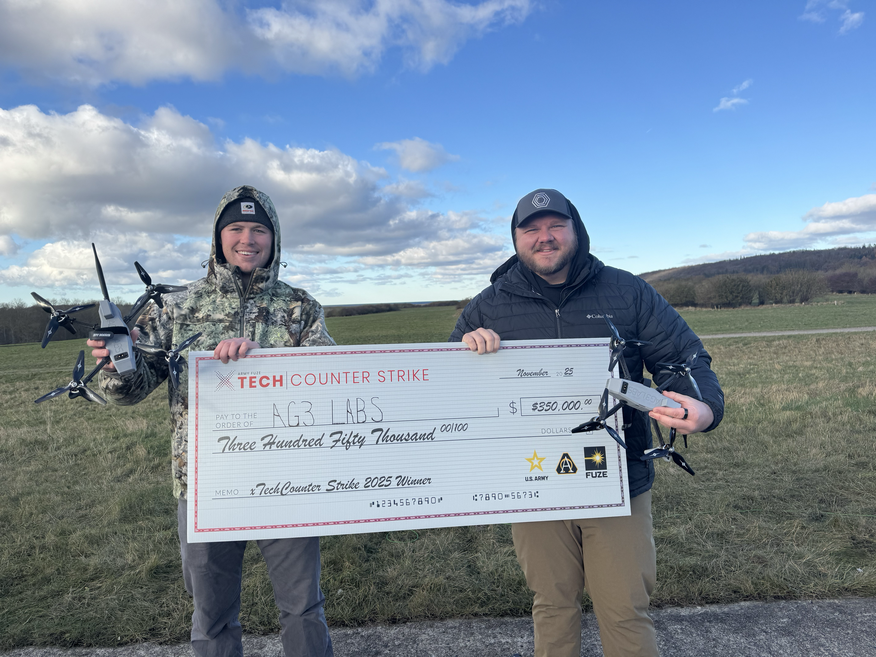 AG3 Labs takes home $350,000 at the 2025 xTech Counter Strike competition, accelerating their mission to advance next-generation drone technology.