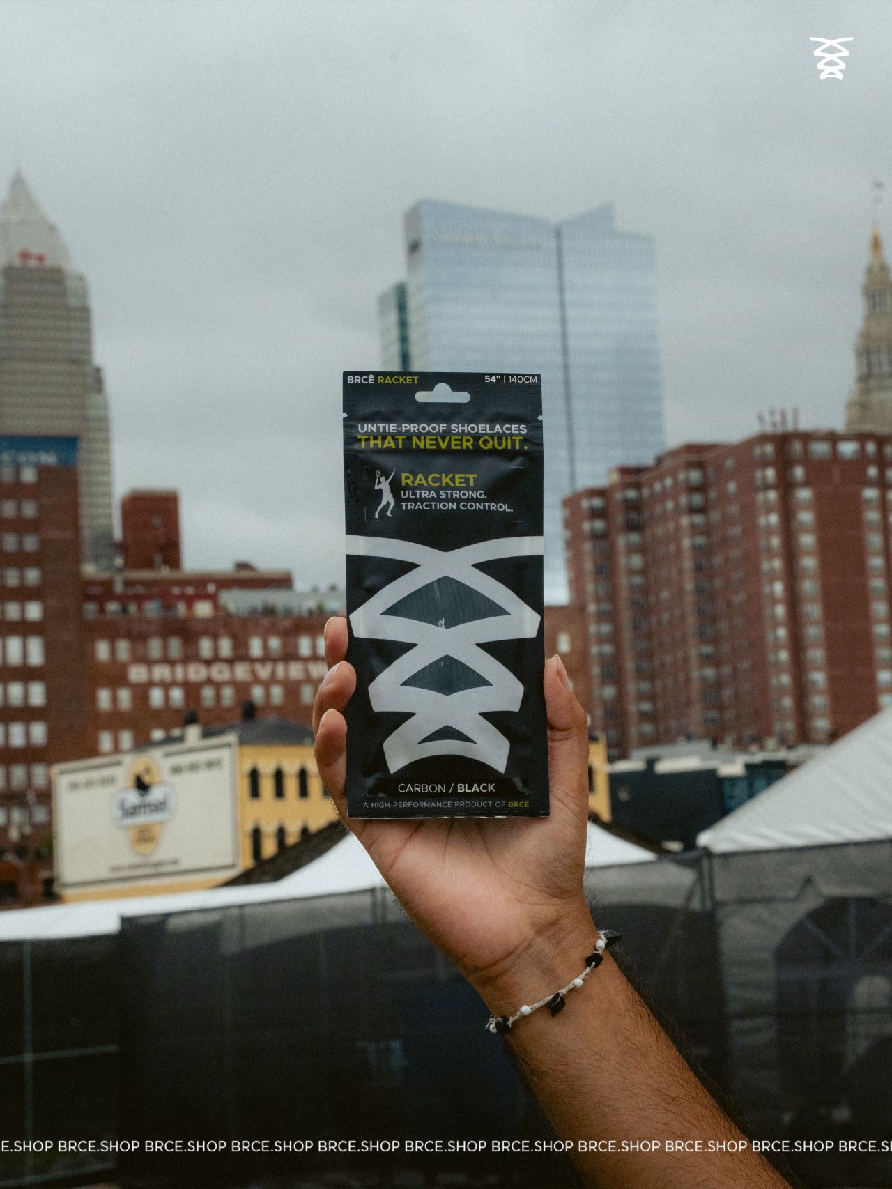 BRCE laces product photo.