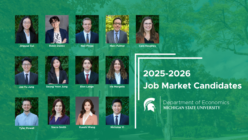 Headshots of all the economics job market candidates.