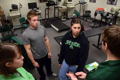 kin students treadmill