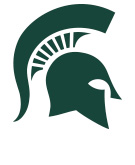 MSU Spartan helmet