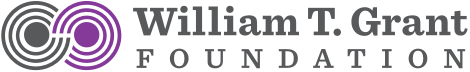 William T. Grant Foundation logo; concentric circles in gray and purple are side-by-side.