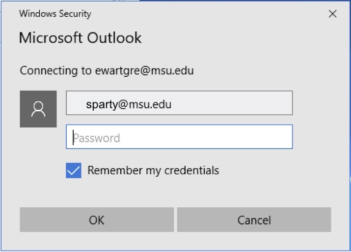 password window screenshot