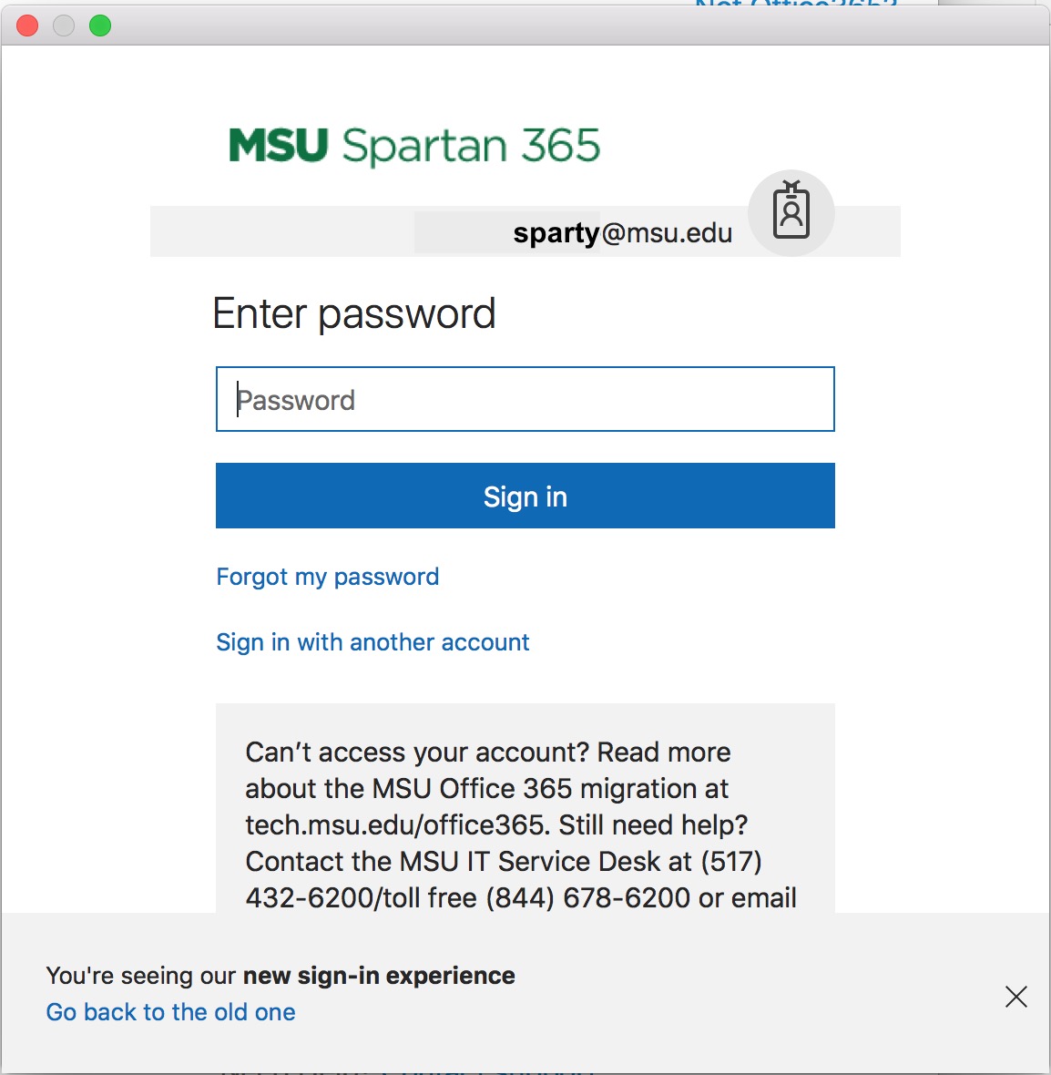 MSU Spartan 365 screenshot