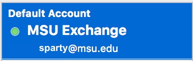 MSU account