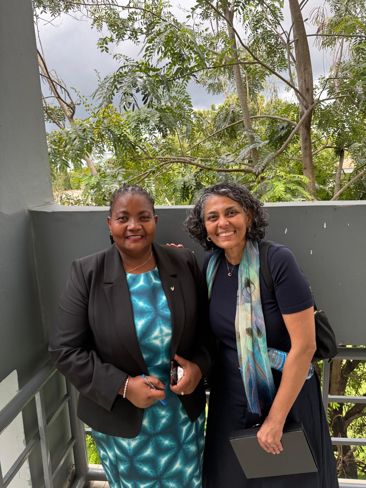 two women in an african country
