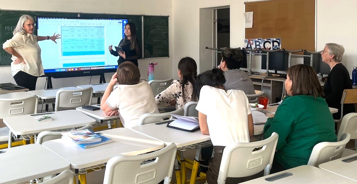 students in a classroom