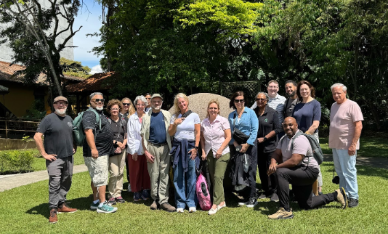 coordinators and fellows in a nature reserve
