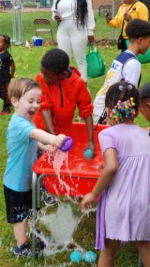 kids playing outside