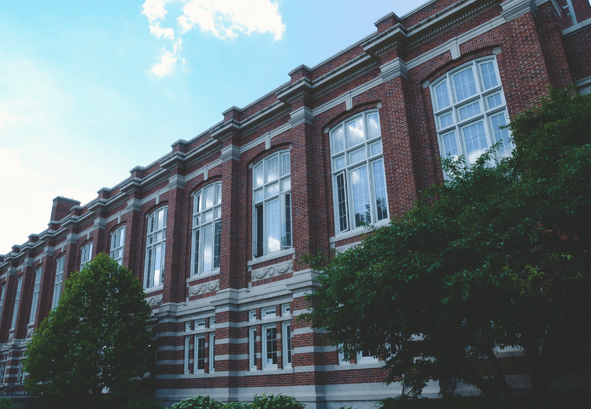 Outside view of IM Circle. 