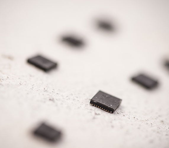  a close up of a  building materials sensors at the Civil Infrastructure Laboratory 