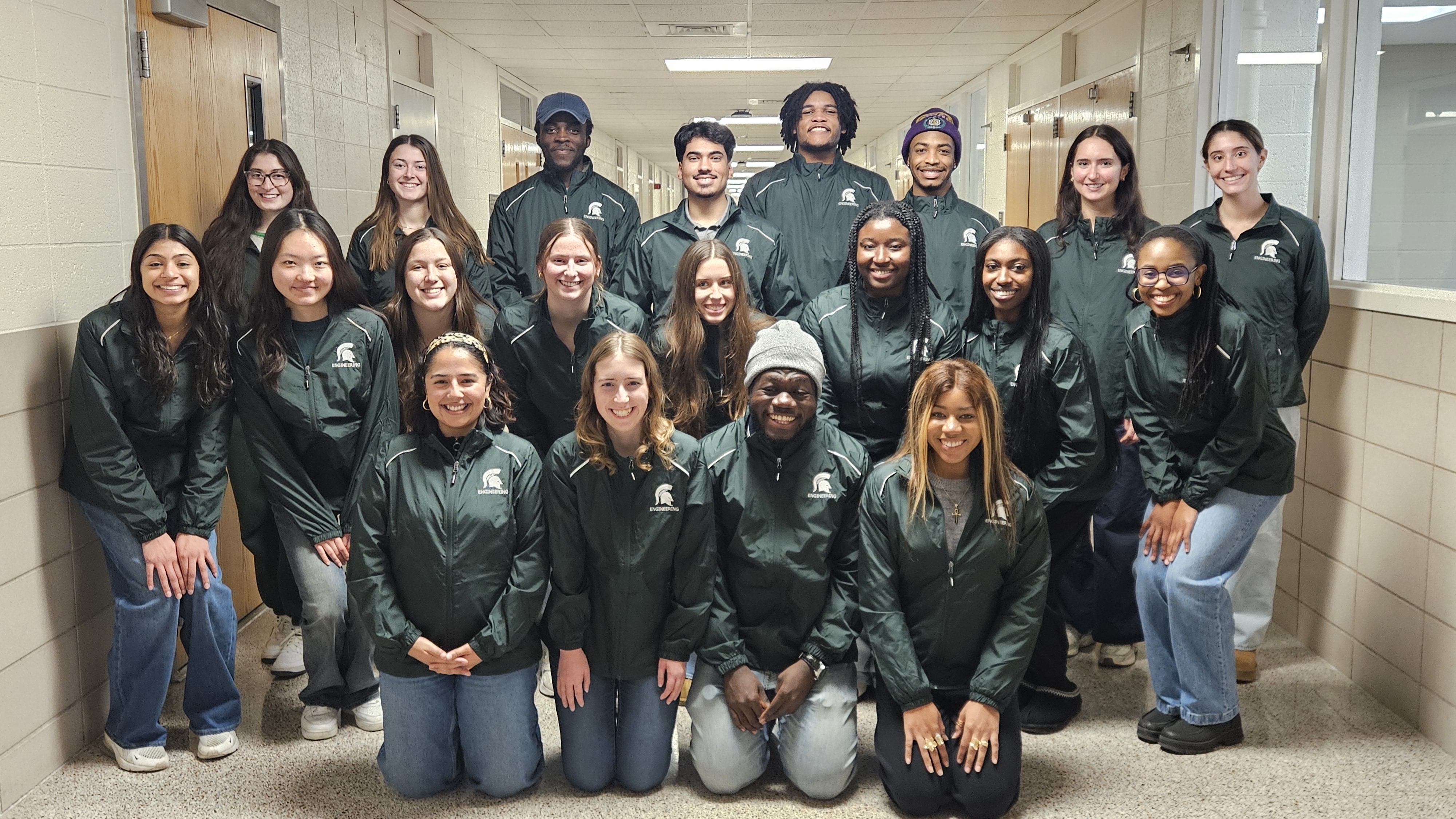 Students apart of the Broadening Participation K-12 ambassador team