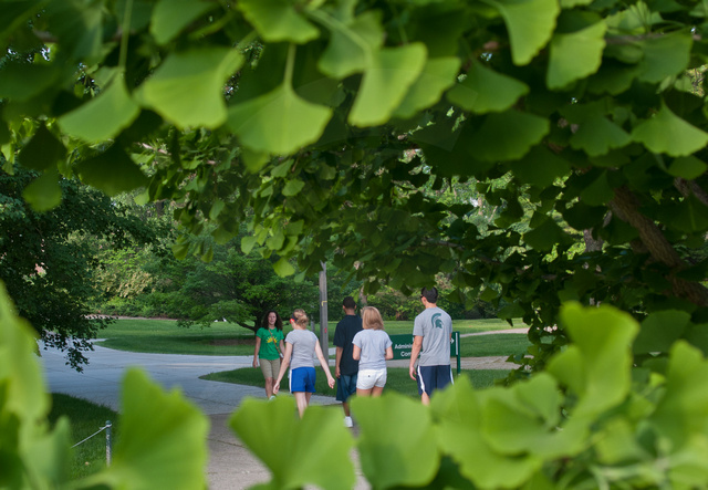 Future students on an MSU New Student Orientation tour.