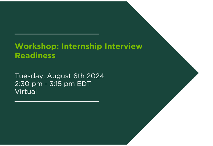 resume workshop internship interview readiness