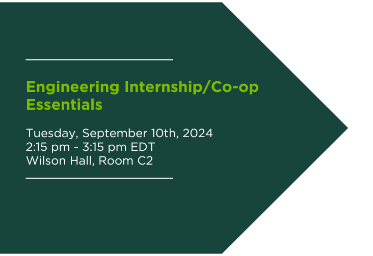 Sept 10 EGR coop internship essentials