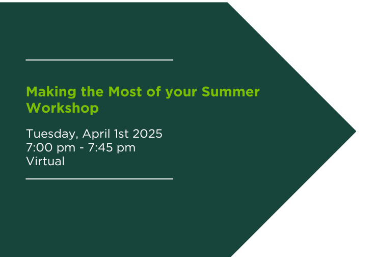 Summer workshop promo