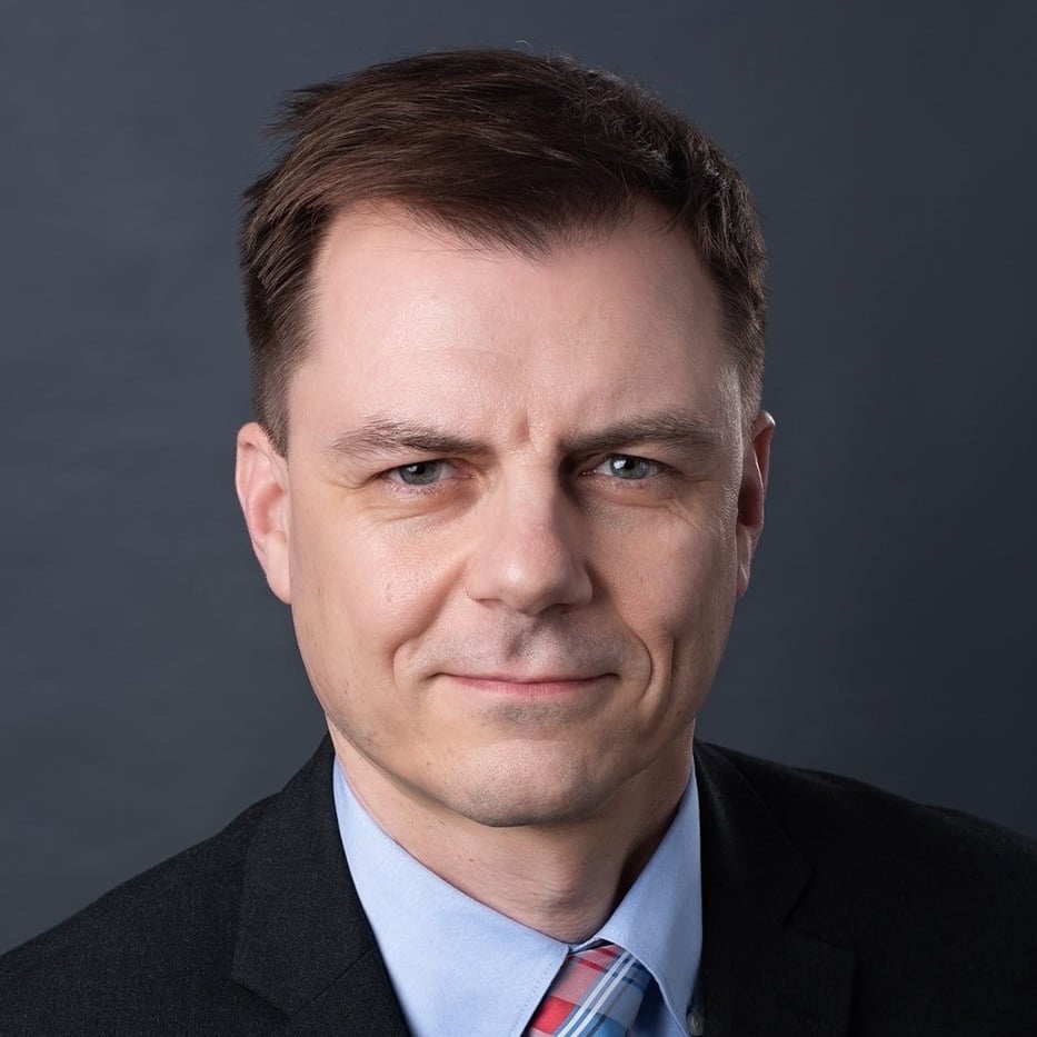 Professional headshot of Volodymyr Tarabara
