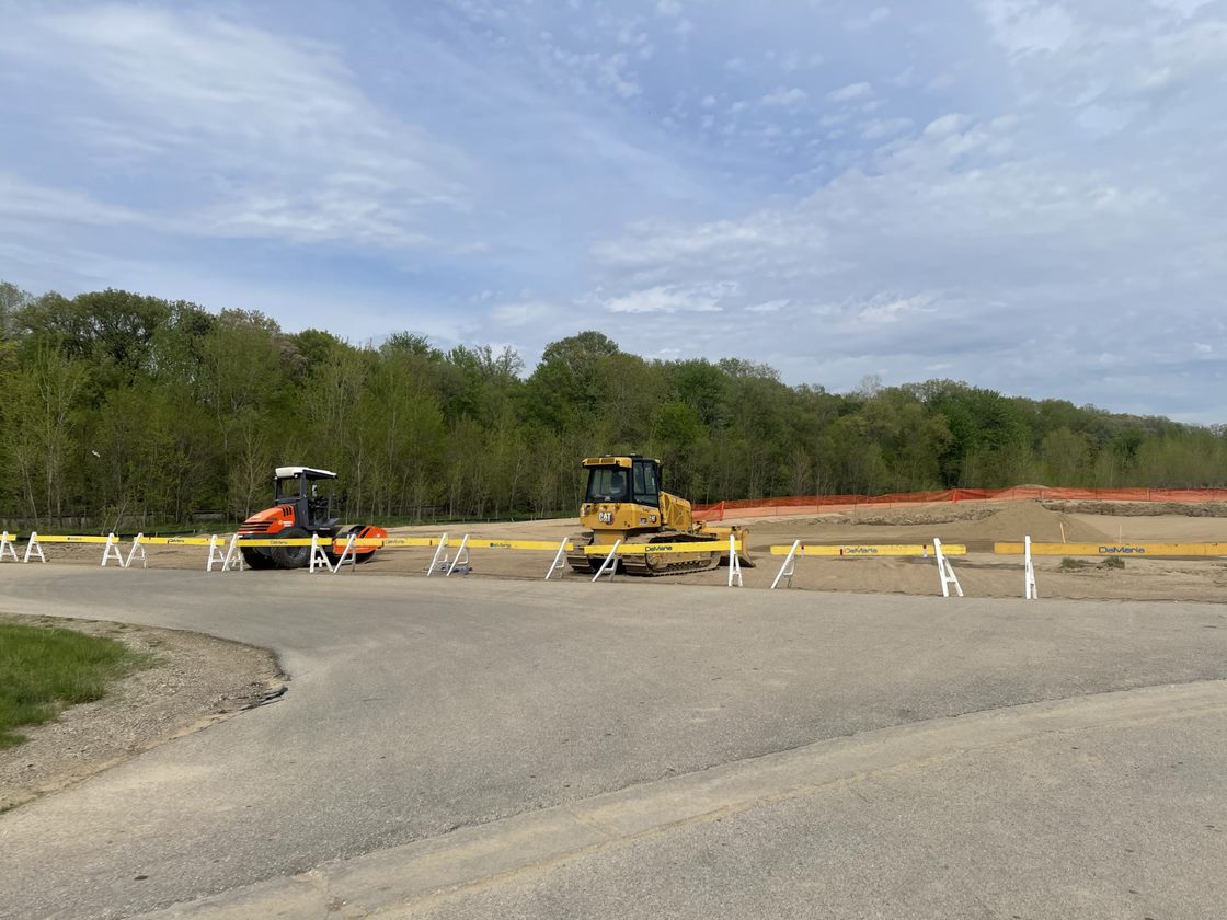 Dirt moving started in May 2022.