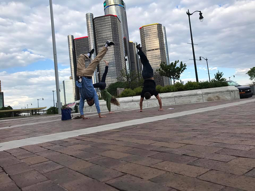 Fun and frolic are encouraged in EGR 393, which takes on the serious business of recruiting engineering students into Michigan cities to accept jobs and stay in Michigan.