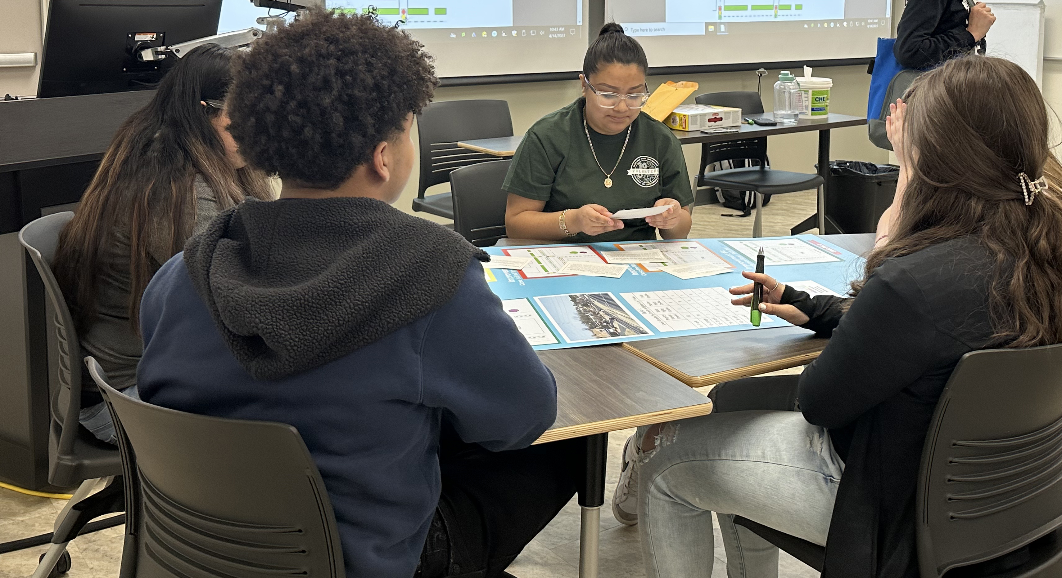 Elida Villegas leading Civil Engineering activity