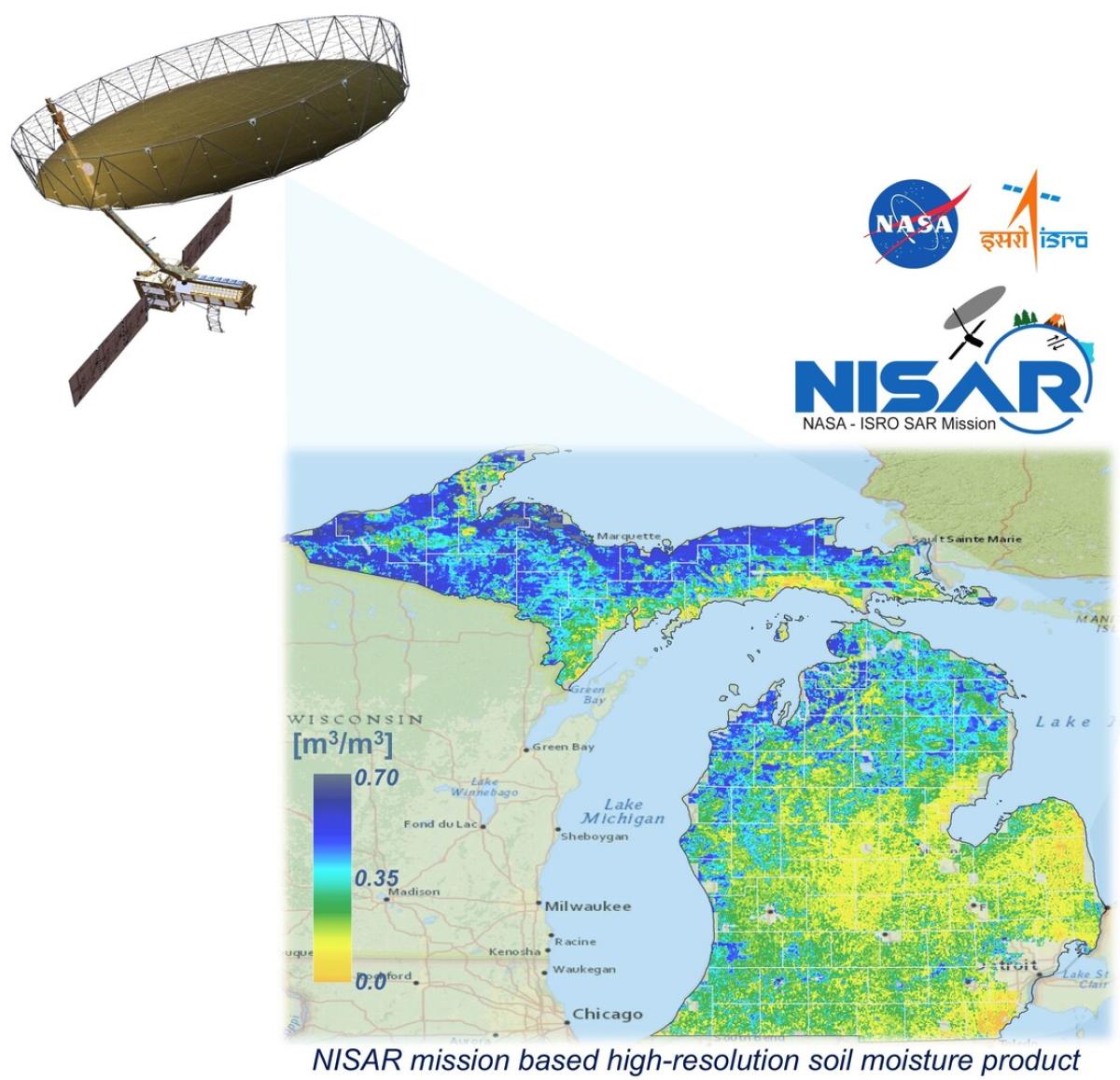 Example of Michigan?s soil moisture data from NISR