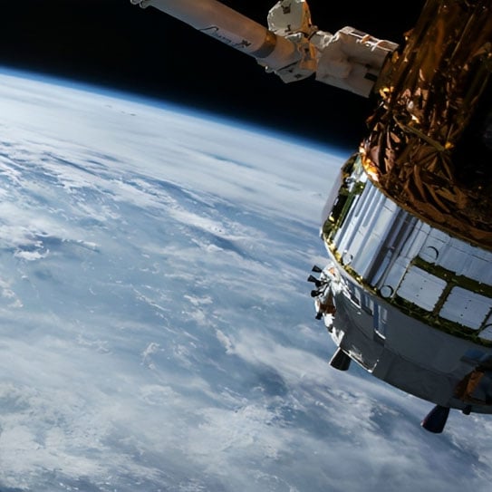 satellite in space