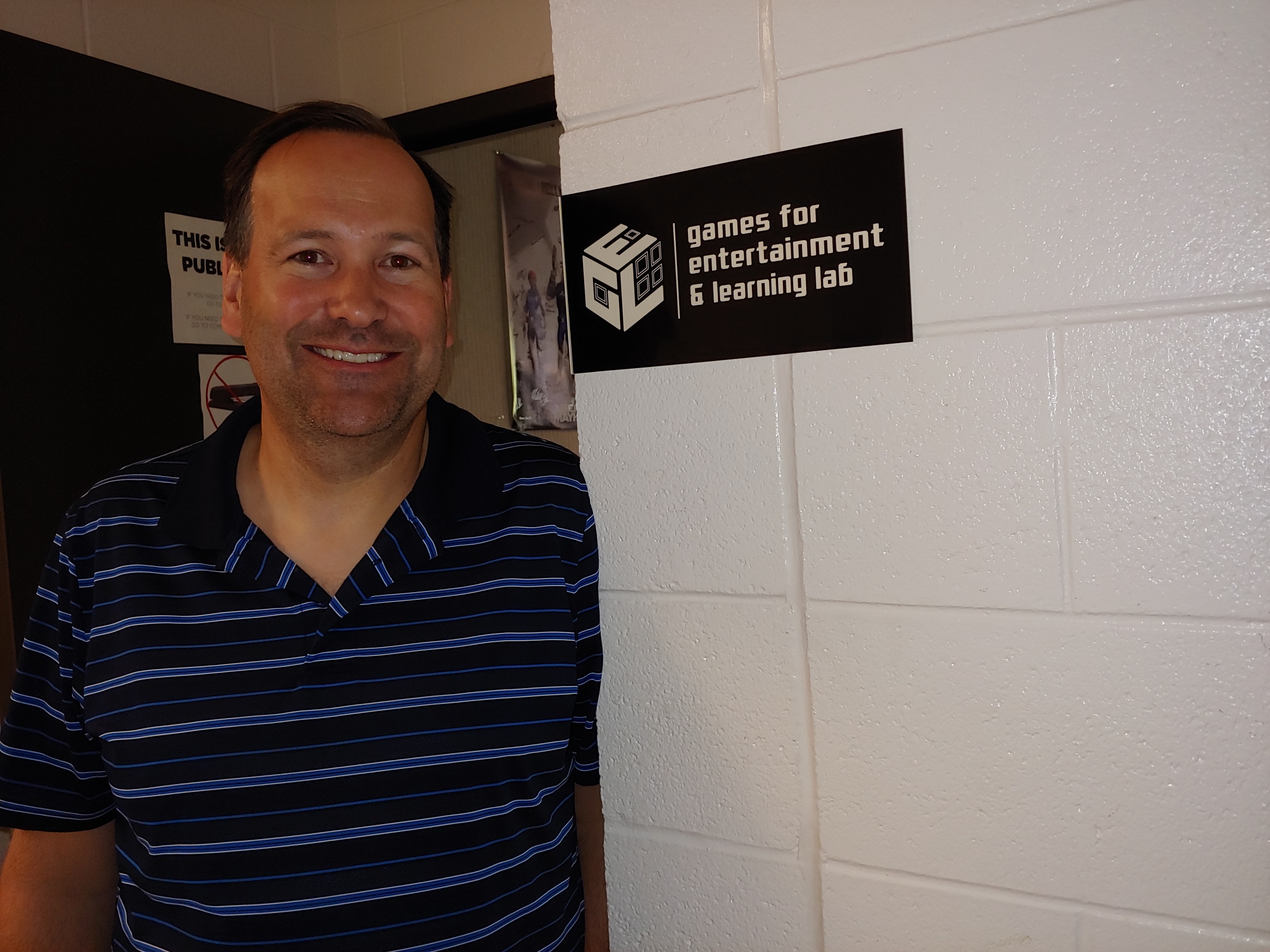 Brian Winn from MSU's Games for Entertaining and Learning Lab