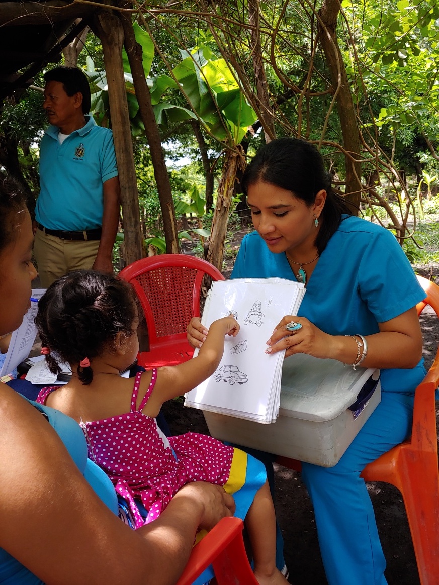 Neurodevelopmental assessments conduced in the field near Leon, Nicaragua