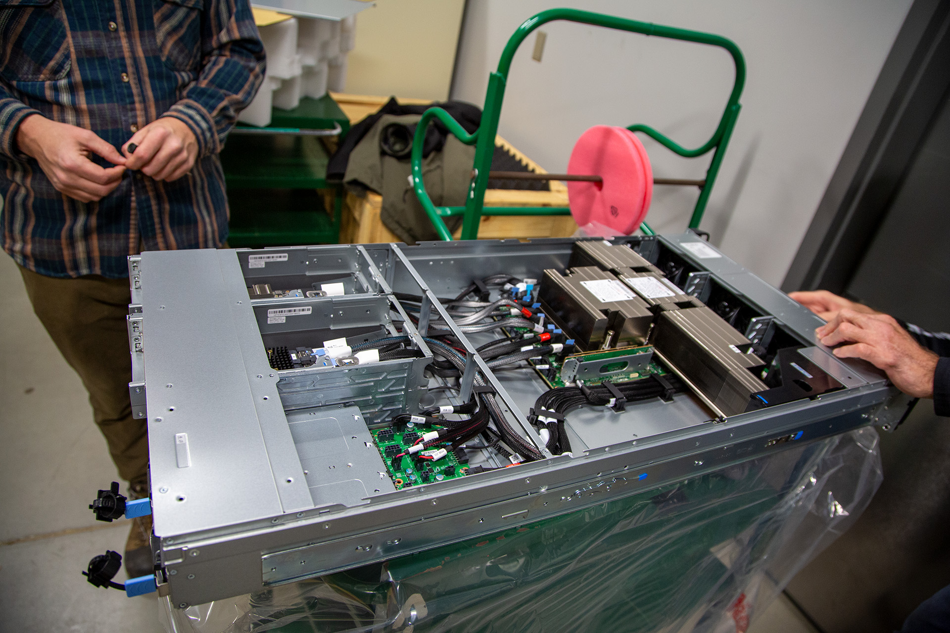 Grace Hopper Nodes getting ready to be installed.
