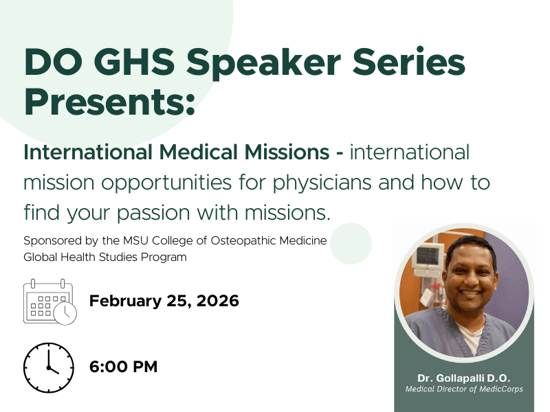 International Medical Missions Seminar presented by doctor Elias Gollapalli